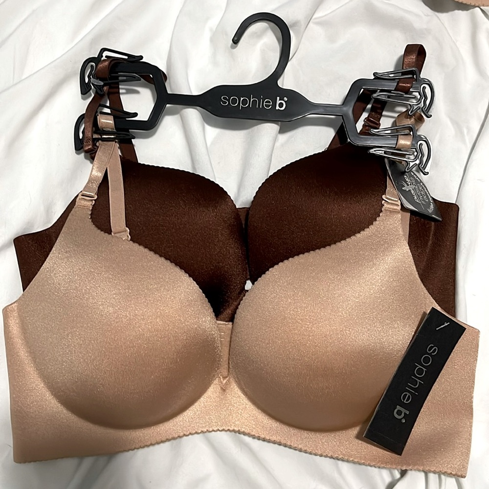Sophie B. Brown and Tan Bras